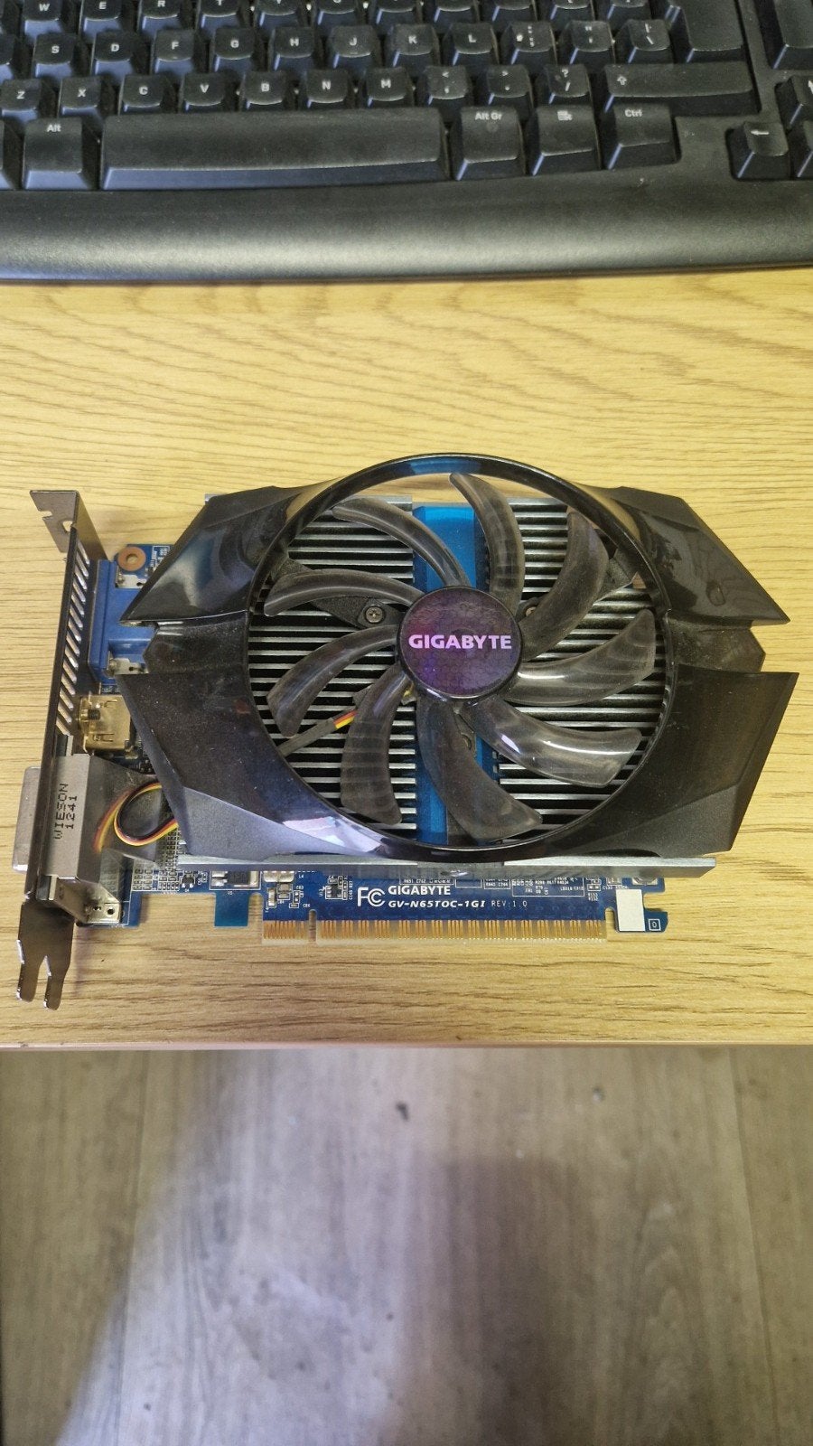 Gigabyte Nvidia geforce gtx 650 Ti 1GB, Gebruikt, GDDR, Ophalen of Verzenden, PCI-Express 1