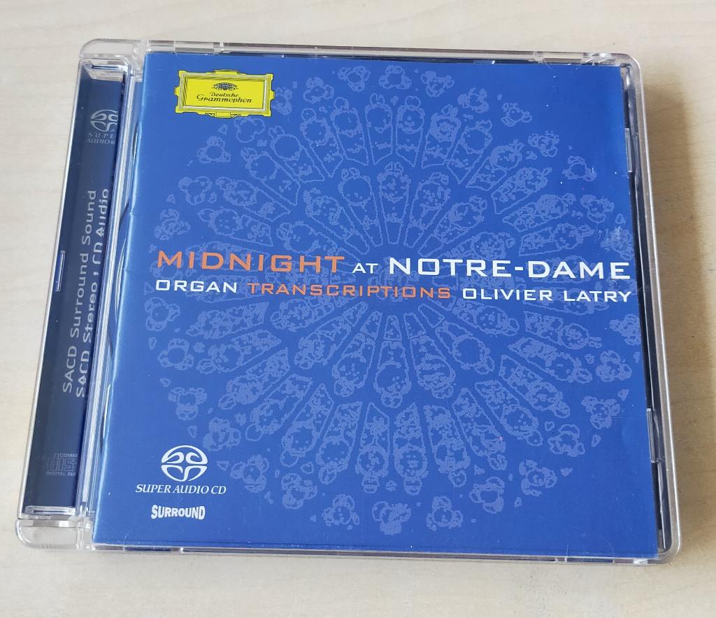 Midnight At Notre-Dame Organ Transcriptions Latry SACD, Ophalen of Verzenden, Classicisme, Gebruikt, Overige typen