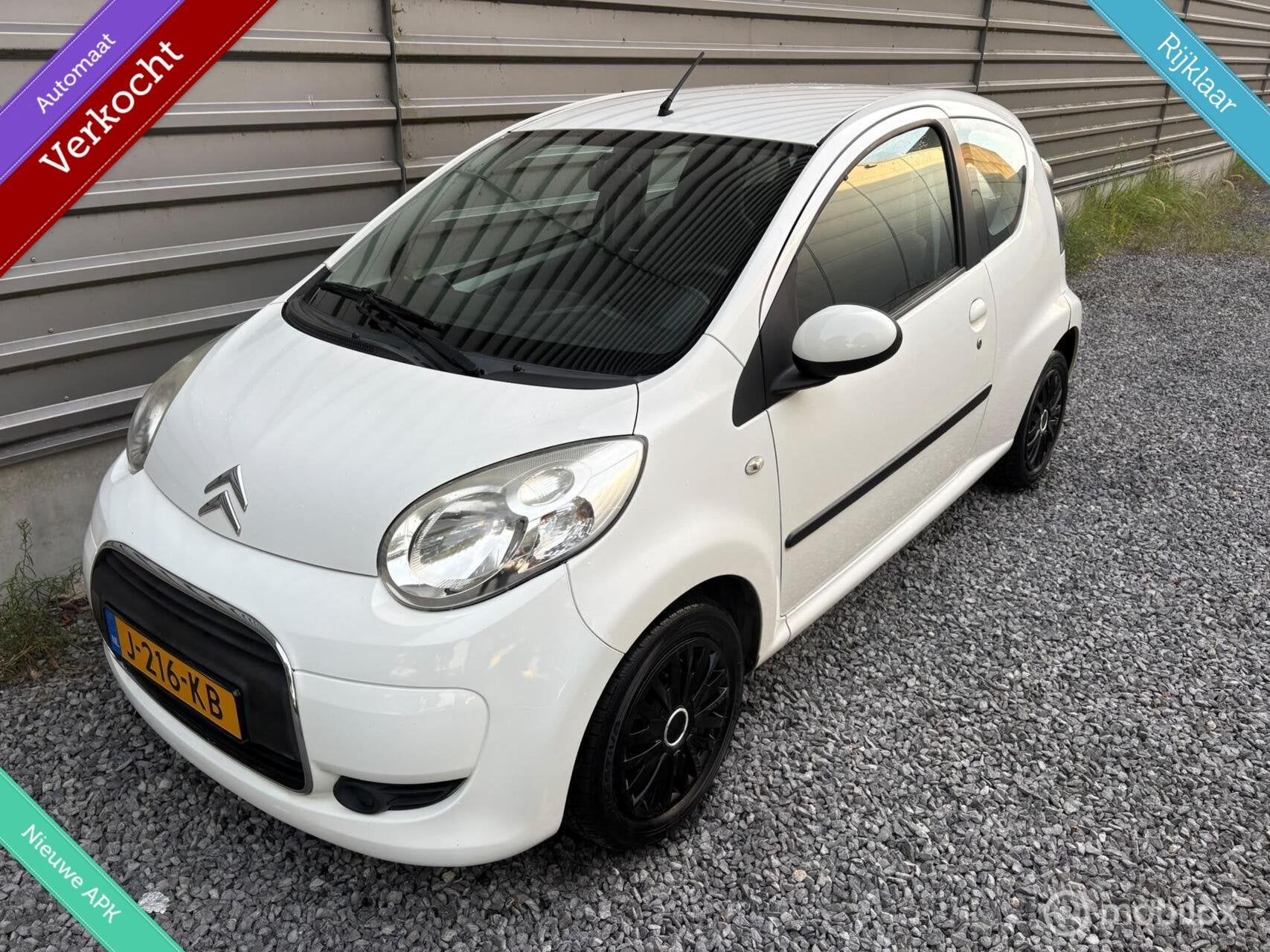 Citroen C1 1.0-12V AUTOMAAT|NW APK|ELEK PAKKET|3DRS, Gebruikt, 4 stoelen, C1, Bedrijf