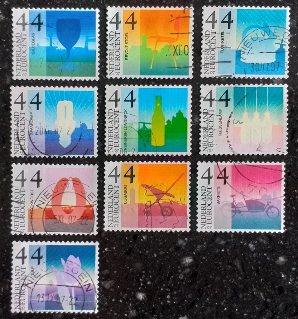 EUROZEGELS GESTEMPELD, Postzegels en Munten, Postzegels | Nederland, Verzenden, Na 1940, Gestempeld