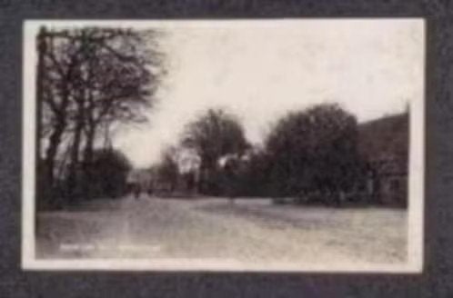 Weerdinge Fotokaart Boerderijen Straatbeeld., Ophalen of Verzenden, 1920 tot 1940, Ongelopen, Drenthe