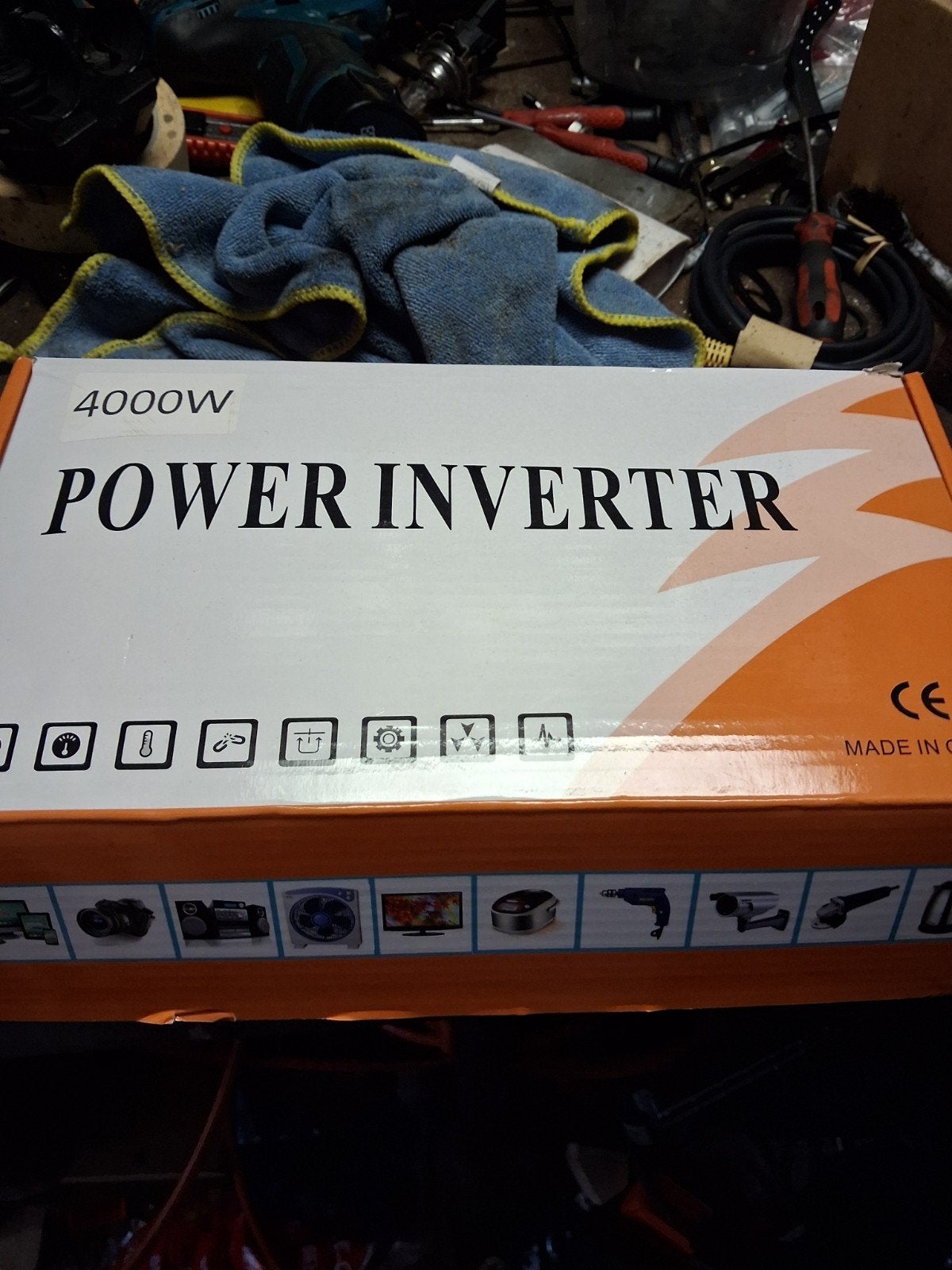Power Inverter 4000W - Omvormer 12V naar 230V met USB, Ophalen of Verzenden, Nieuw, Overige merken, Omvormer