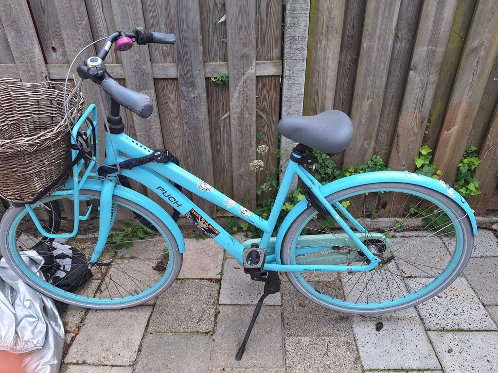 damesfiets puch bagagedrager voor, Fietsen en Brommers, Fietsen | Dames | Damesfietsen, 47 tot 50 cm, Ophalen, Gebruikt, Overige merken