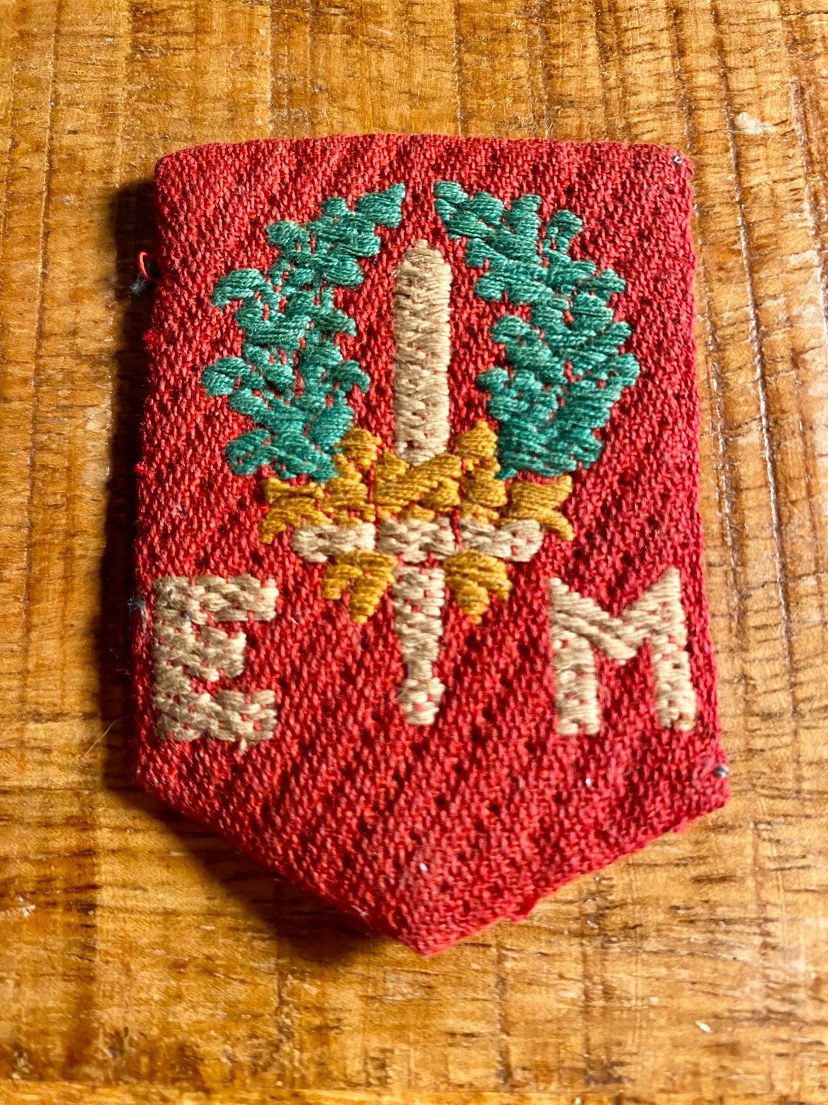 mouwembleem van de Eerste Divisie '7 December Ned-Indië, Verzenden, Landmacht, Nederland, Embleem of Badge