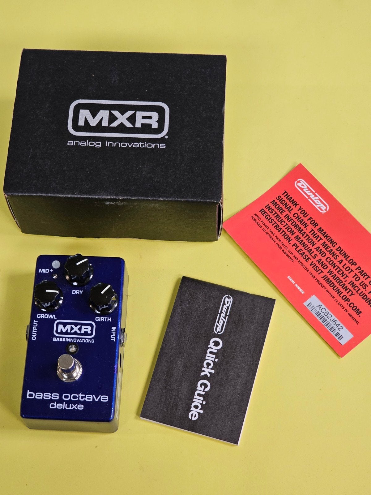 MXR Bass Octave Deluxe M288, Overige typen, Ophalen of Verzenden, Zo goed als nieuw, MXR