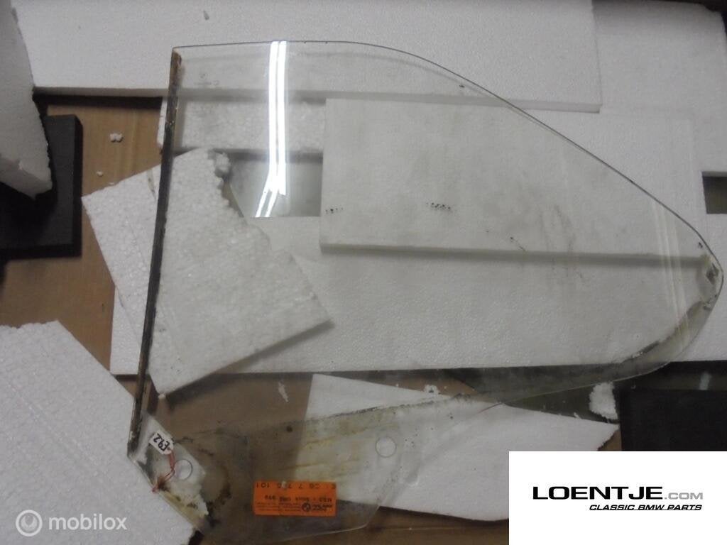 Zijruit linksachter BMW 2.5 / 2.8 / 3.0 e9 cs csi ('74-'78), Gebruikt, Ophalen of Verzenden, BMW