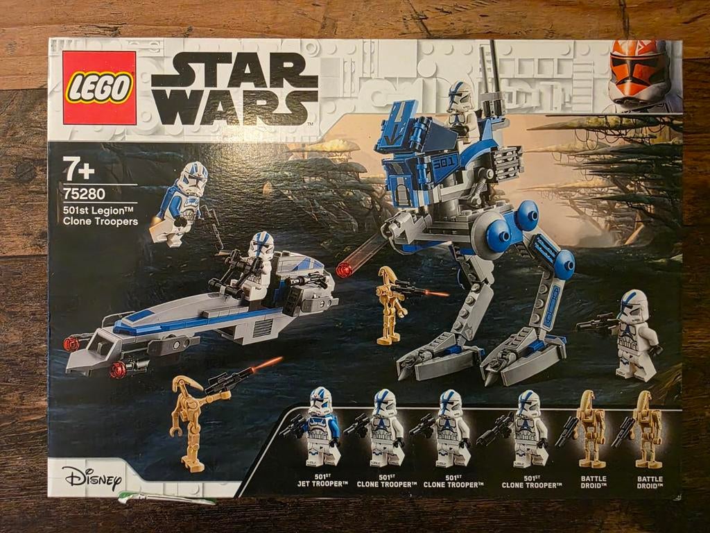 SEALED LEGO Star Wars 75280 501st Legion Clone Troopers, Verzenden