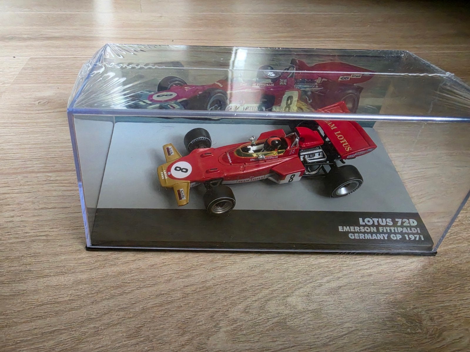 Lotus 72D Emerson Fittipaldi Germany GP 1971 modelauto, Overige merken, 1:50 of kleiner, Auto, Ophalen of Verzenden