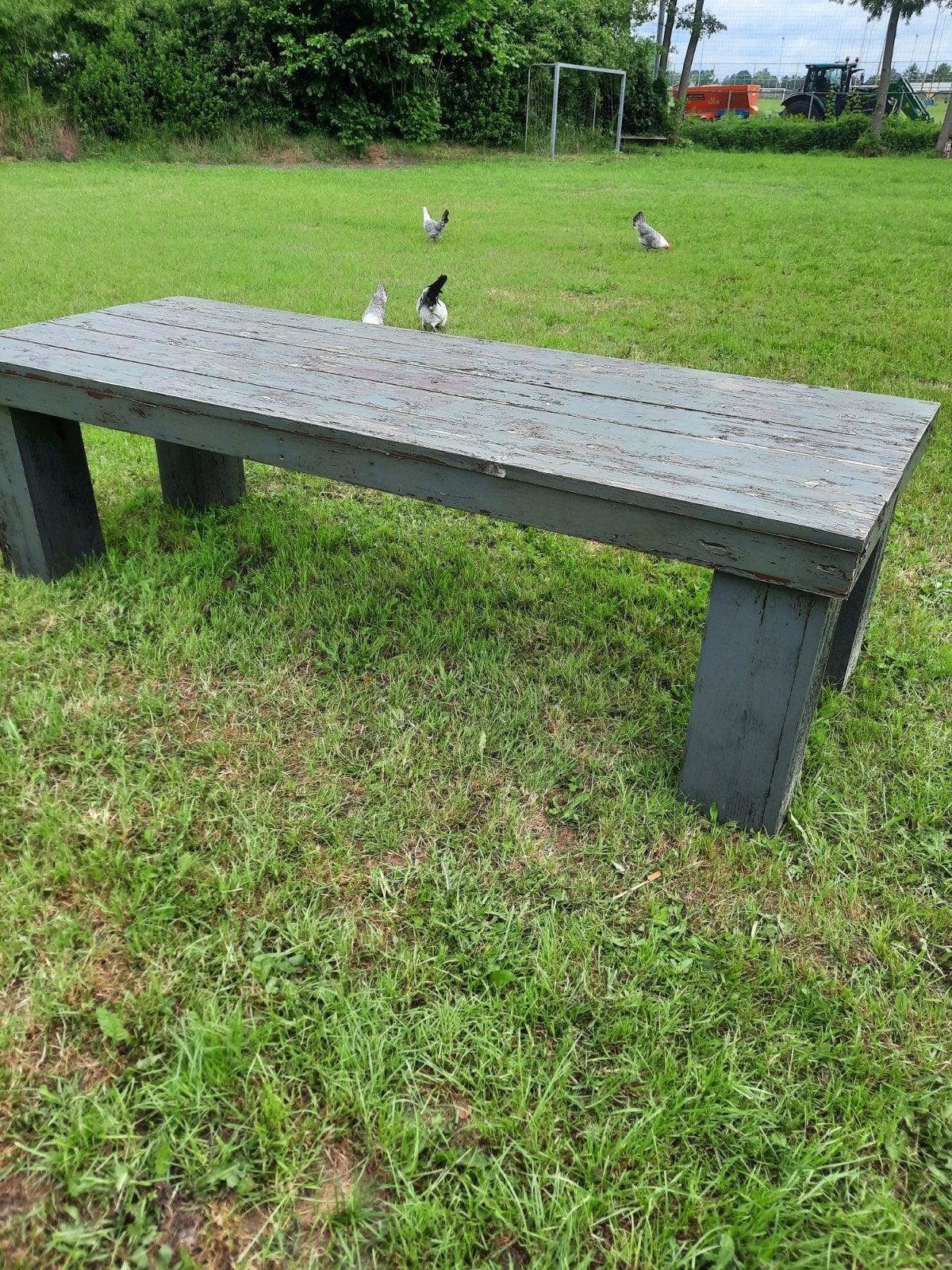 Franse boerentafel, Ophalen, Rond, Hout