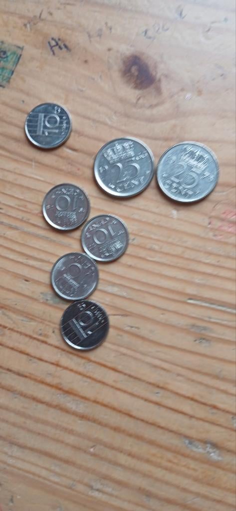Nikkel munten nickel puur nikkel, Postzegels en Munten, Edelmetalen en Baren, Ophalen of Verzenden