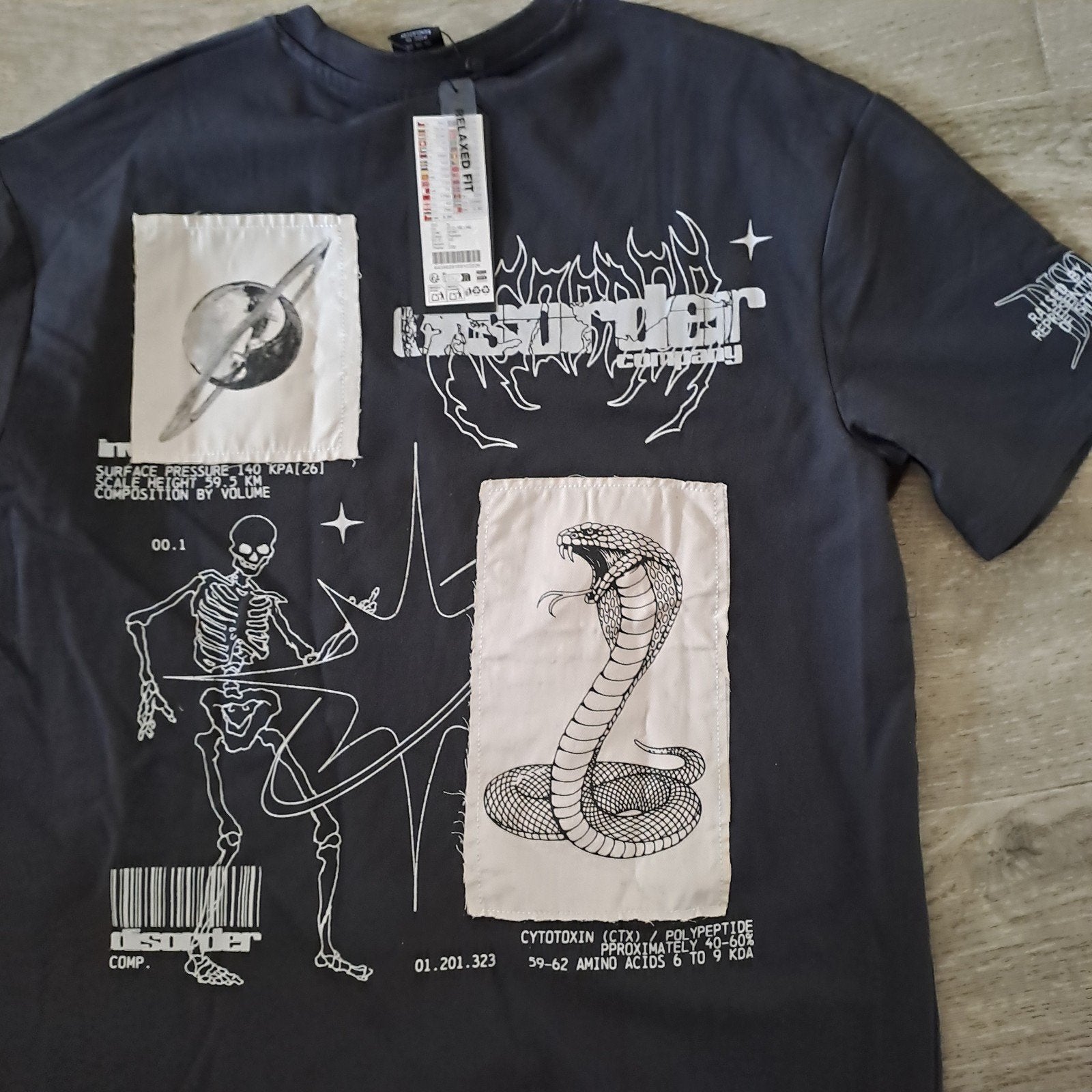 2 T-hirts maat M Black squad zwart-wit NIEUW!, Ophalen, Black squad, Maat 48/50 (M), Zwart