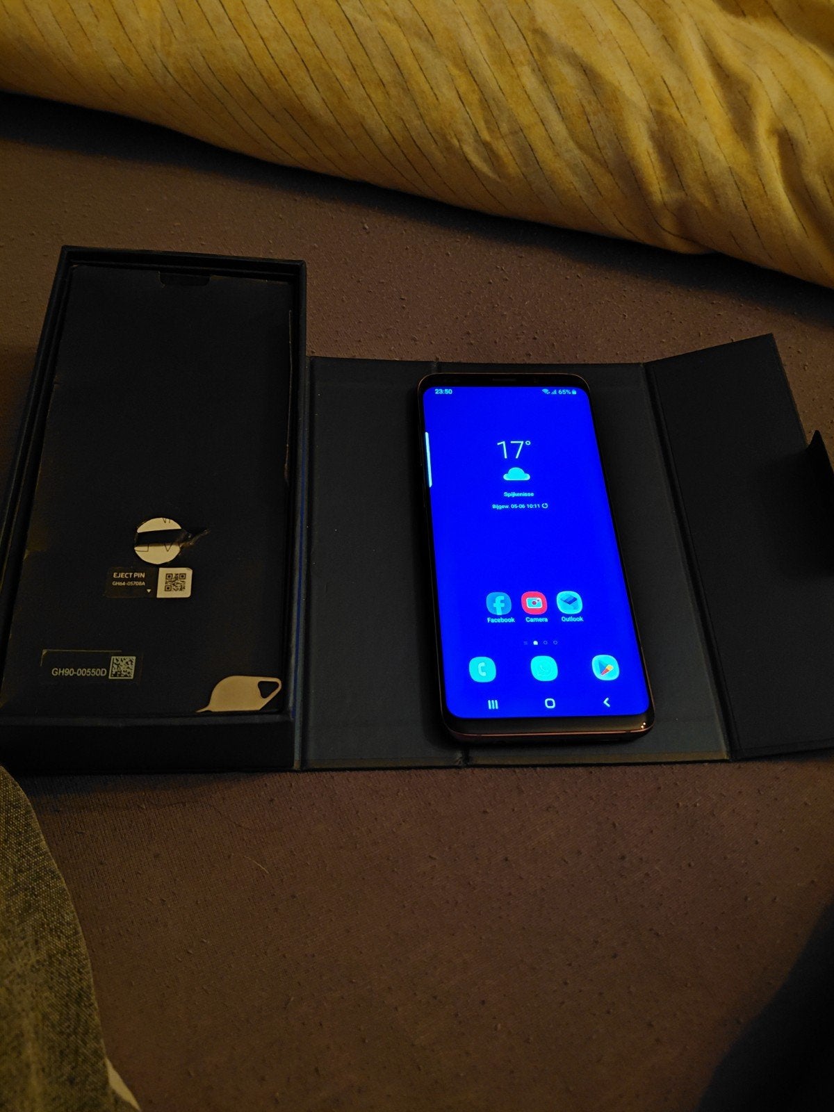 samsung galaxy S9 plus    128GB, Telecommunicatie, Mobiele telefoons | Samsung, Ophalen, Overige modellen, Paars, Zo goed als nieuw