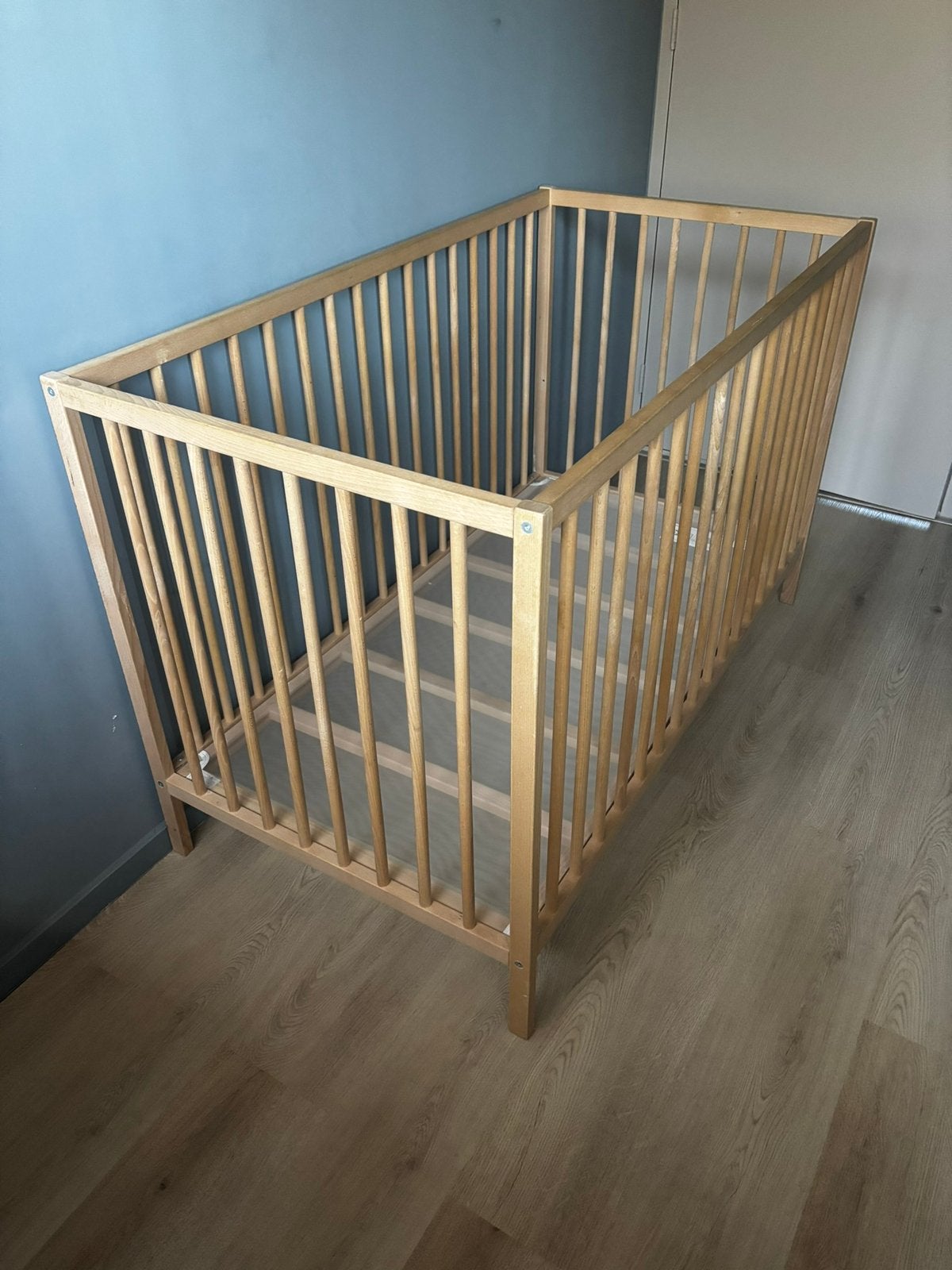 Ikea sniglar ledikant + aerosleep matras, Ophalen, Gebruikt