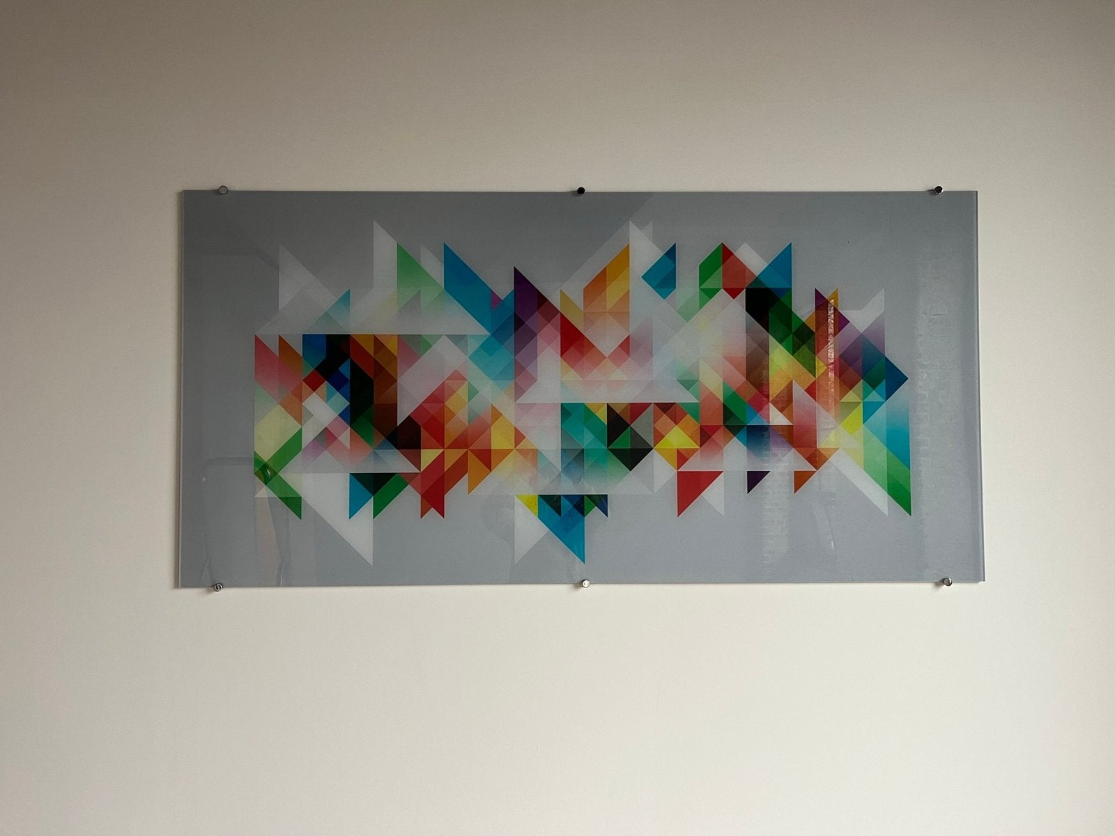 Schilderij op plexiglas, Ophalen