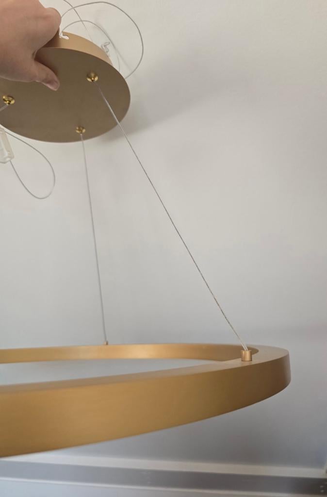 Qazqa dimbaar hanglamp goudkleurig NIEUW!, Ophalen, Nieuw