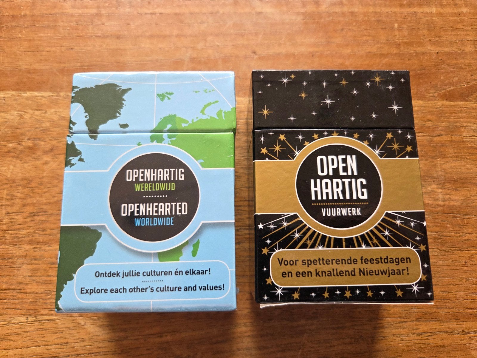Openhartig vragen kaartspel: Nieuwjaar + Wereldwijd- NL + NL, Hobby en Vrije tijd, Vijf spelers of meer, Ophalen of Verzenden