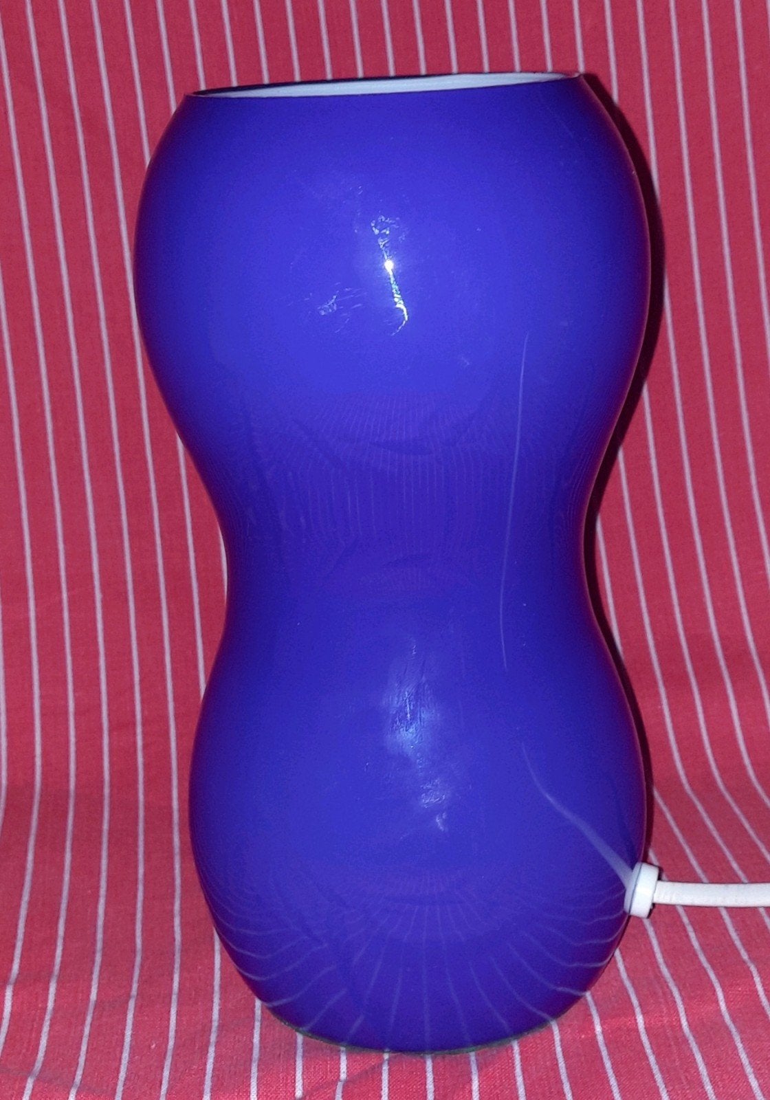 Ikea peanut pindalamp type kvintant, lees de beschrijving, Blauw, Ophalen of Verzenden, IKEA, Glas