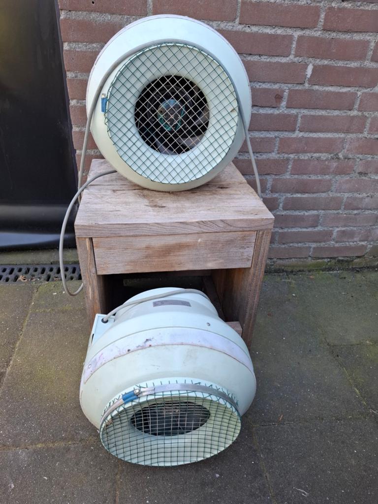 1 x Systemair RVK 250E2-L1 buisventilator 250mm, Ophalen of Verzenden, Gebruikt