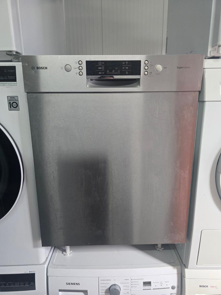 Koopje! Keurige ruime Bosch RVS inbouwvaatwasser! Garantie!✅, Bosch, Ophalen of Verzenden, Zo goed als nieuw, 85 tot 90 cm