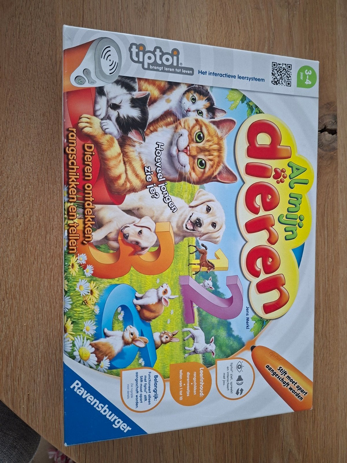 Tiptoi Al mijn dieren - Interactief leersysteem, Ophalen of Verzenden, Zo goed als nieuw, Taal en Lezen