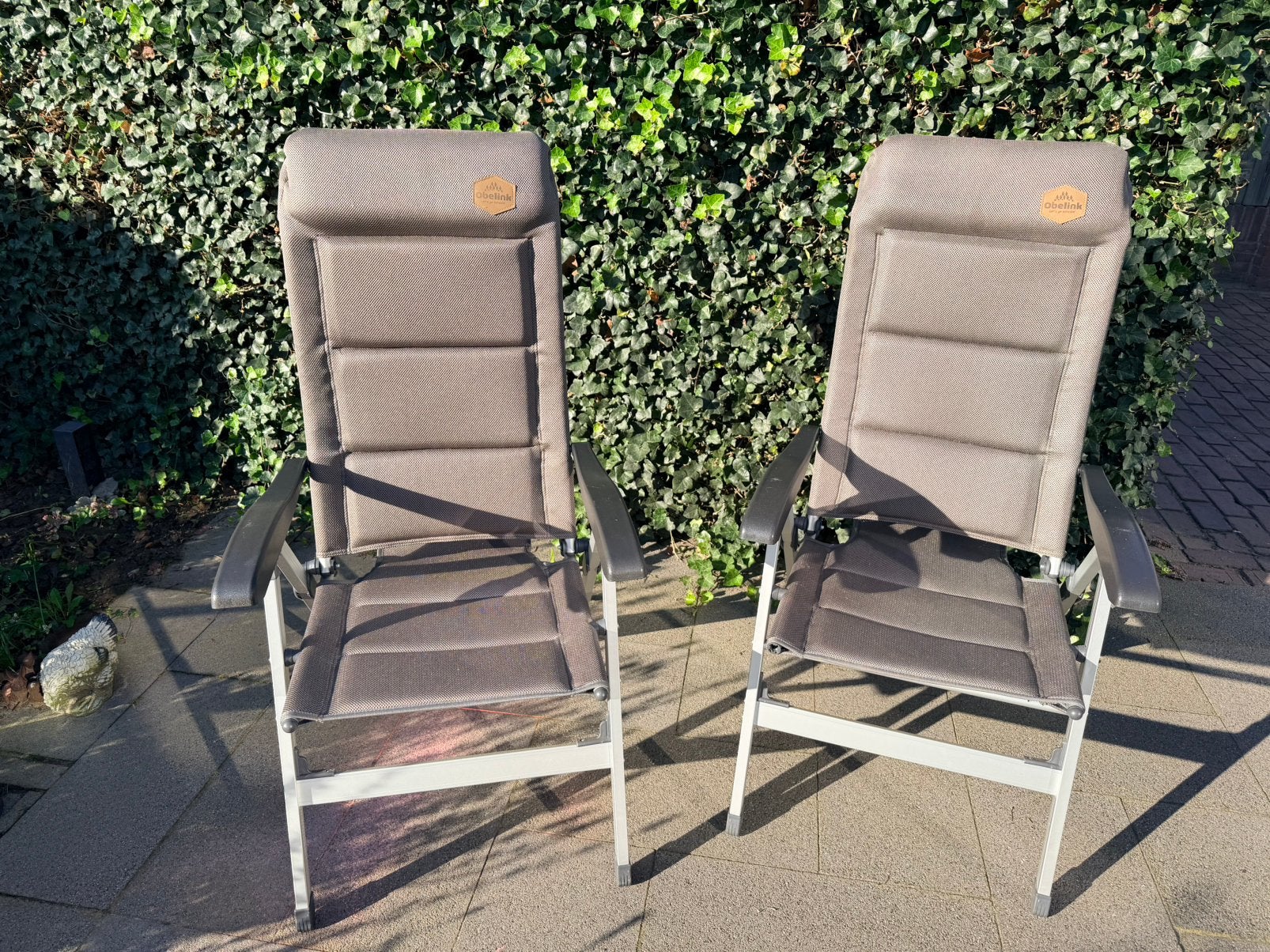 Obelink Corsa standenstoel - Grey, Ophalen, Zo goed als nieuw, Campingstoel