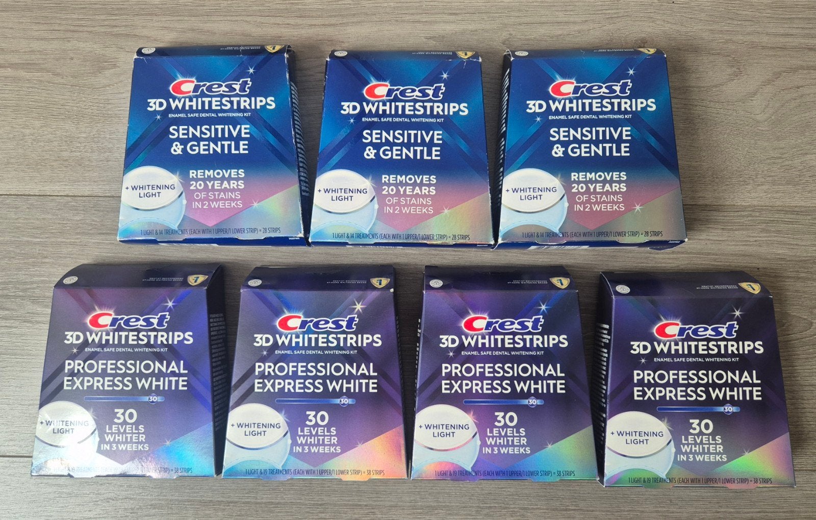 Crest 3D Whitestrips tanden bleken prijzen vanaf €30,-, Sieraden, Tassen en Uiterlijk, Uiterlijk | Mondverzorging, Verzenden, Nieuw
