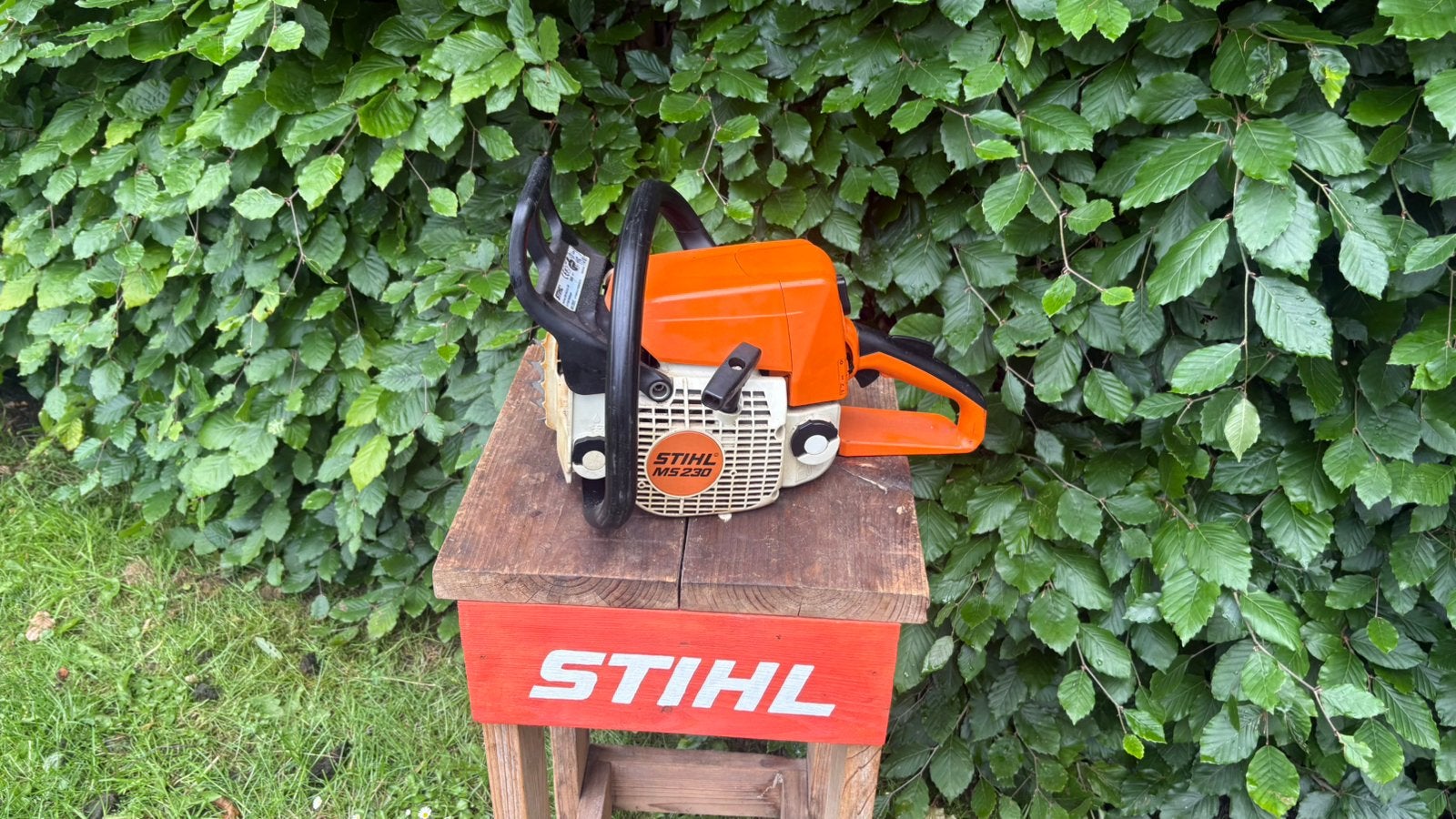 Stihl ms230. Nette goed werkende “hobby” kettingzaag, Ms230, Stihl, Ophalen of Verzenden, Zo goed als nieuw