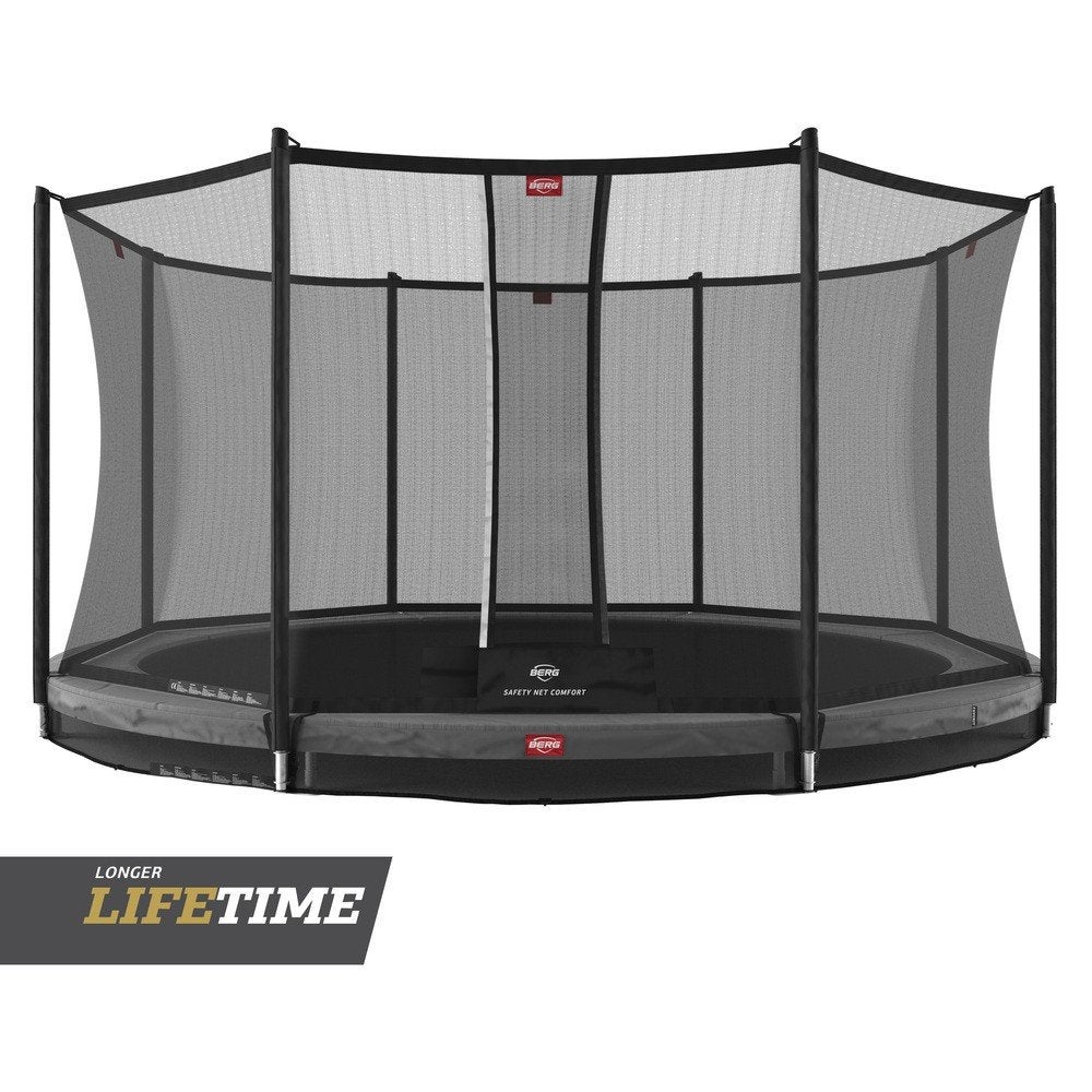 Berg Favorit Inground 380 grijs   trampoline  NIEUW, Kinderen en Baby's, Speelgoed | Buiten | Trampolines, Ophalen, Nieuw
