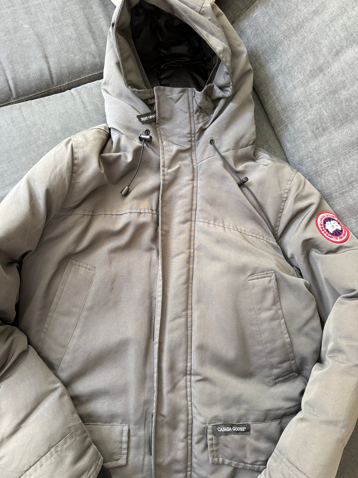 Canada Goose jas grijs maat S, Ophalen of Verzenden, Gedragen, Maat 38/40 (M), Grijs