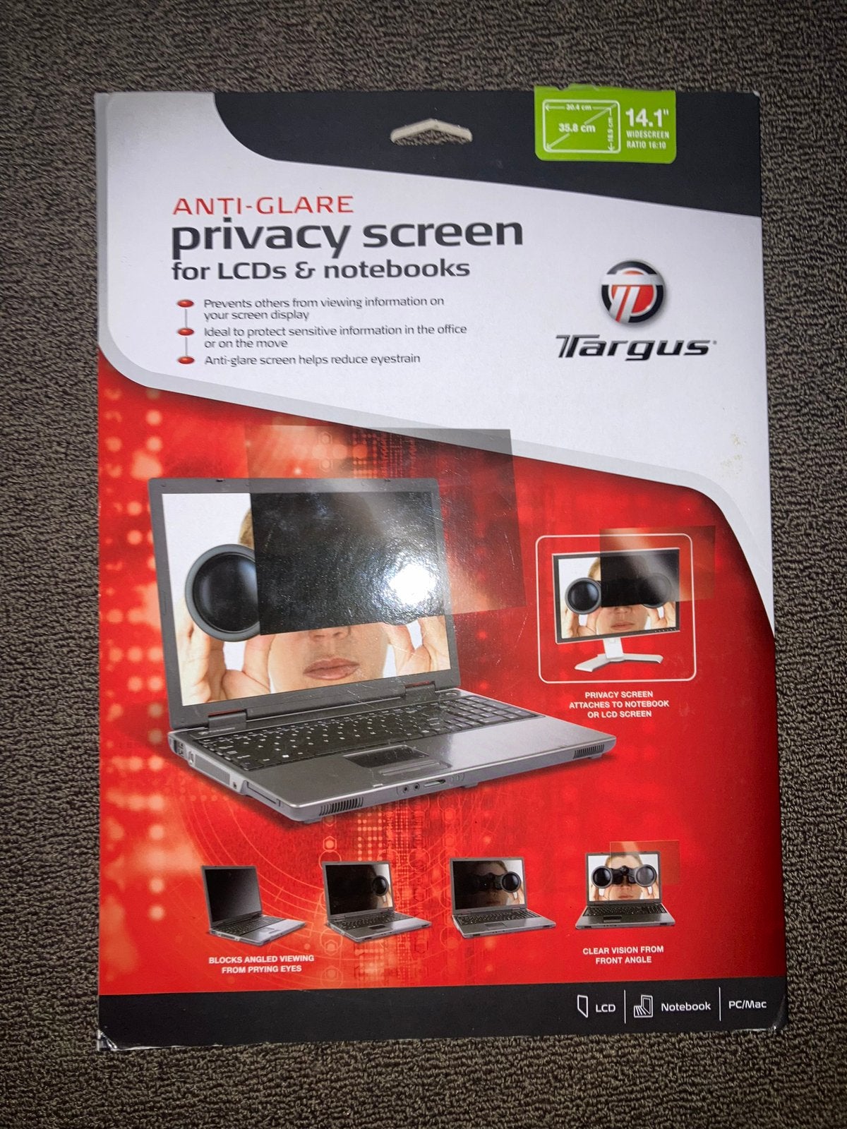 Laptop privacy screen tot 14 inch - nieuw; zie foto, Computers en Software, Ophalen of Verzenden, 14 inch, Nieuw