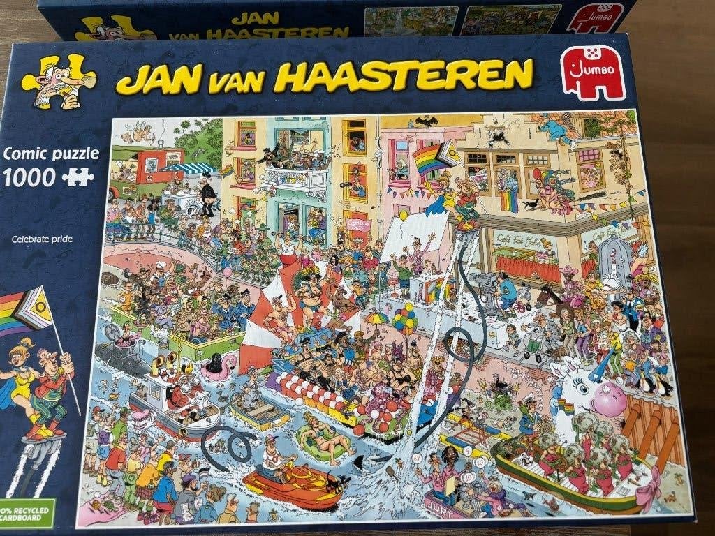 JAN VAN HAASTEREN CELEBRATE PRIDE 1000 stukjes, Ophalen, 500 t/m 1500 stukjes, Zo goed als nieuw, Legpuzzel
