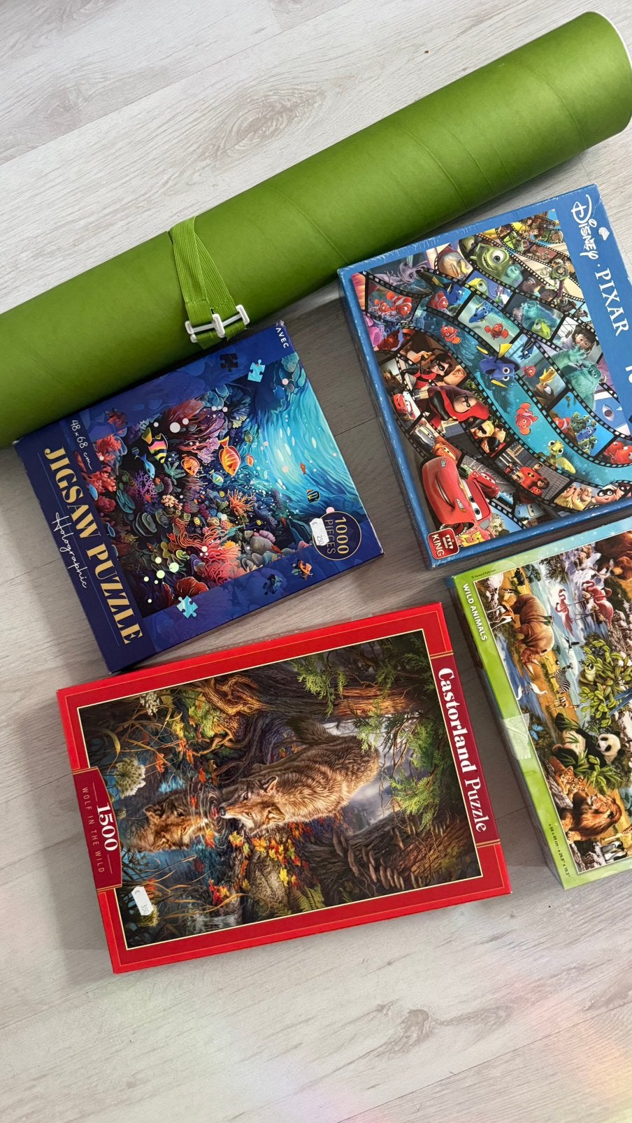 Puzzels incl puzzelmat, Ophalen of Verzenden, 500 t/m 1500 stukjes, Zo goed als nieuw