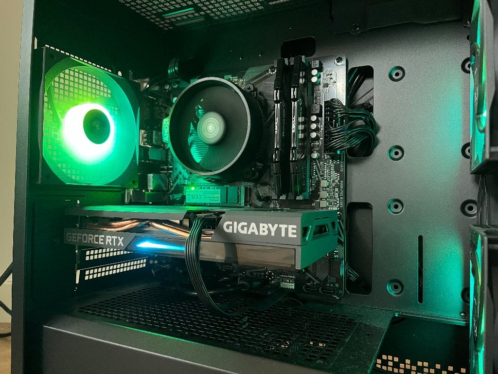 Garantie! ~ Game pc Ryzen 5, RTX 3060TI, 16GB RAM, 1TB SSD, Computers en Software, Halderhof 16, 6721 XR BENNEKOM, Zelf gebouwde pc