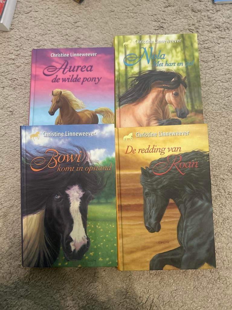4x Christine Linneweever paardenboeken, Ophalen of Verzenden, Gelezen, Fictie