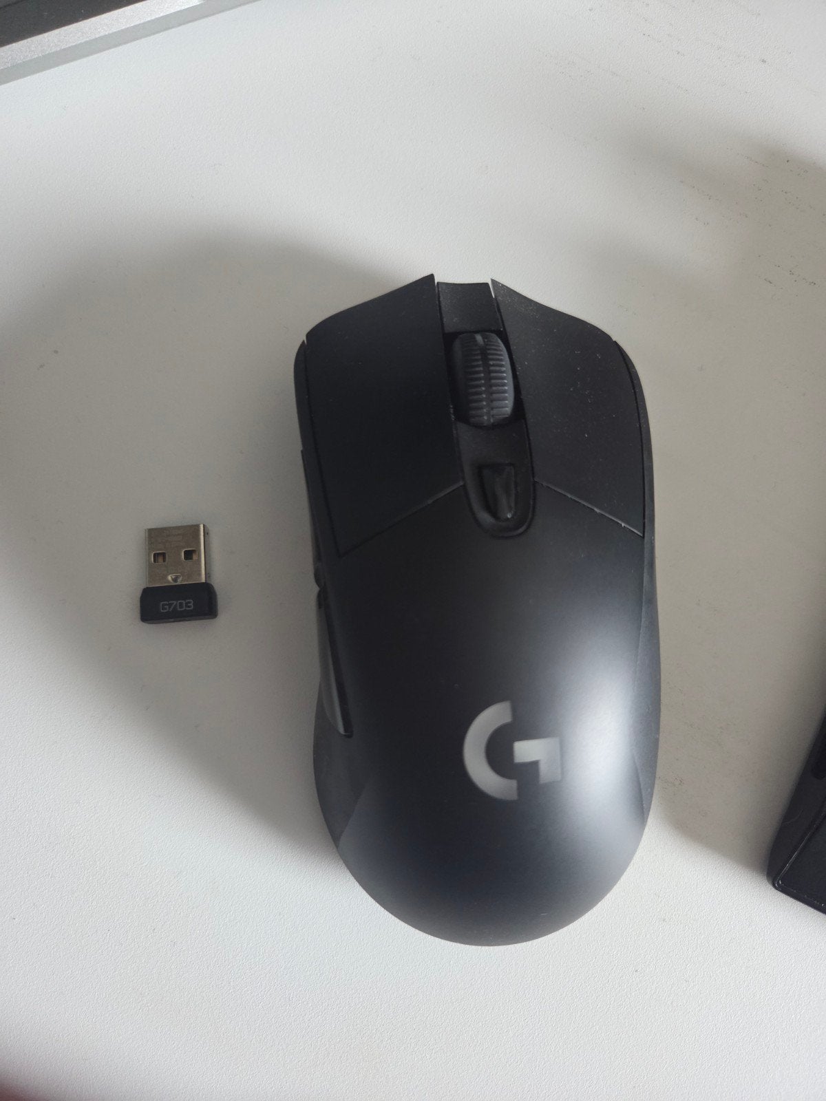 Logitech G703 Lightspeed Draadloze Gaming Muis, Rechtshandig, Muis, Logitech, Ergonomisch
