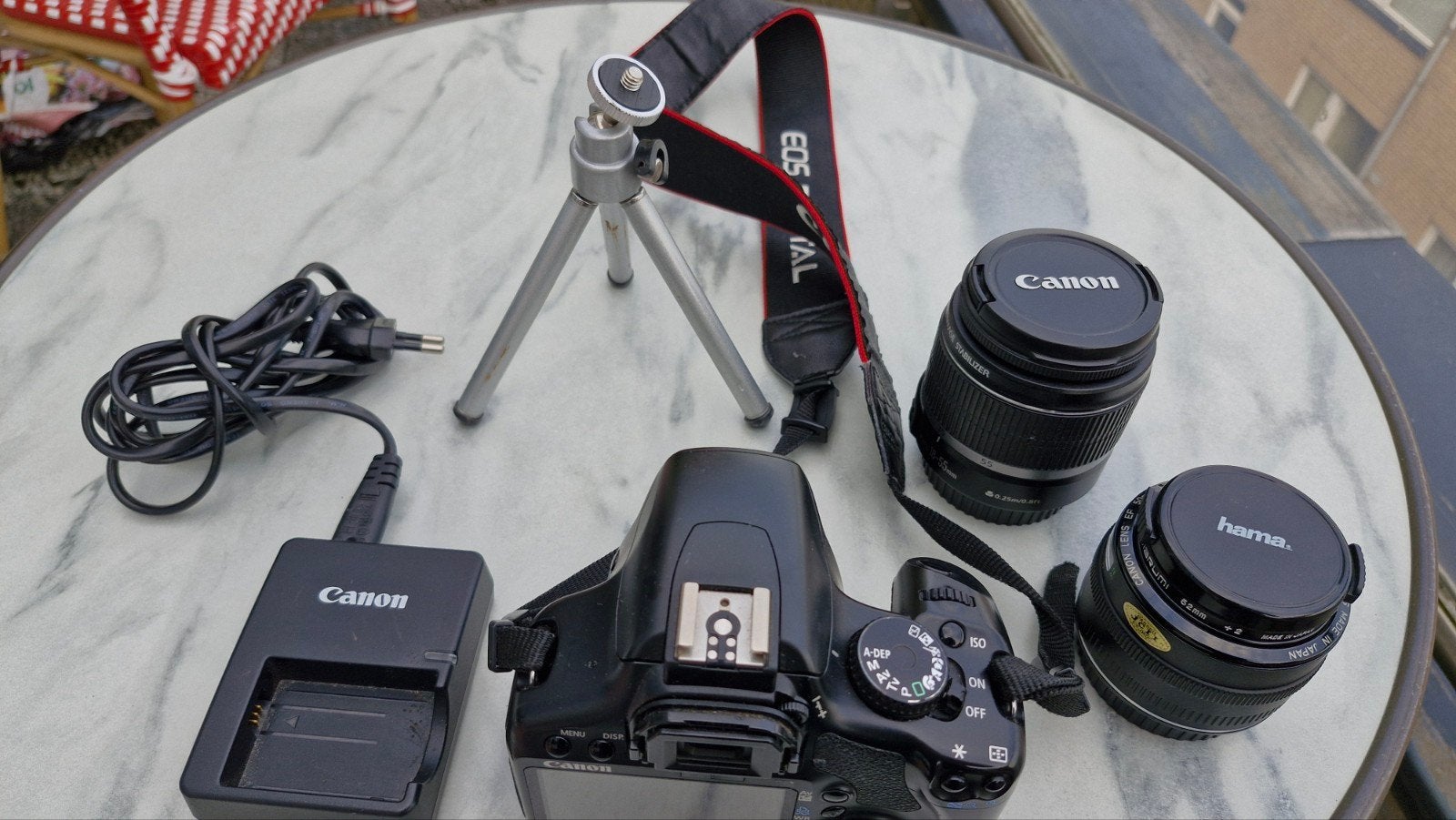 Canon eos 450d met 2 lenzen, Audio, Tv en Foto, Fotocamera's Digitaal, Gebruikt, Spiegelreflex, Canon, Ophalen of Verzenden