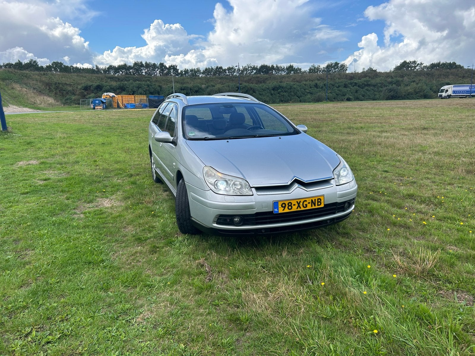 Citroën C5 3.0 V6 Break AUT 2007 Grijs, Auto's, 2946 cc, Stationwagon, 1600 kg, C5