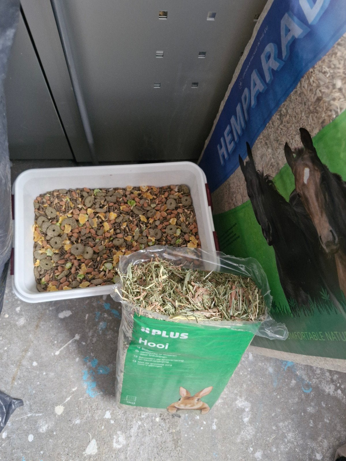 Cavia spullen, Ophalen, Nieuw
