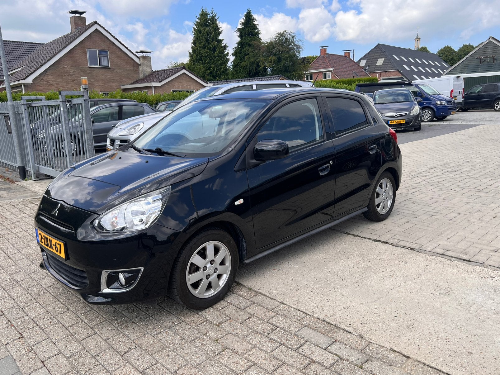 Mitsubishi Space Star 1.0 MPI 52KW 2015 Zwart, Auto's, Voorwielaandrijving, Zwart, Origineel Nederlands, Bedrijf