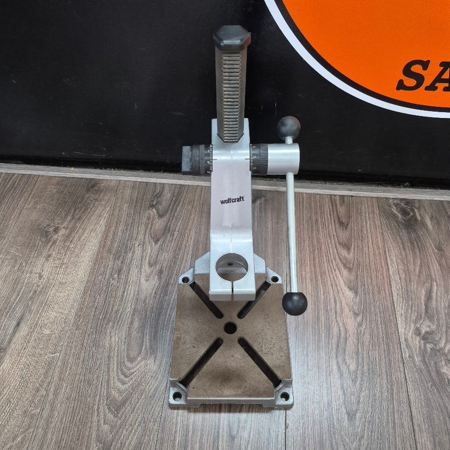 Wolfcraft boorstandaard 43mm met tandwielgeleiding, Ophalen of Verzenden, Zo goed als nieuw, X, Minder dan 70 cm
