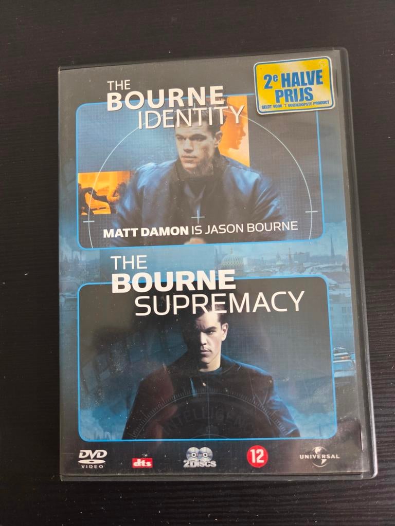 The Bourne Identity & The Bourne Supremacy DVD Boxset, Cd's en Dvd's, Dvd's | Actie, Gebruikt, Actiethriller, Boxset, Vanaf 12 jaar