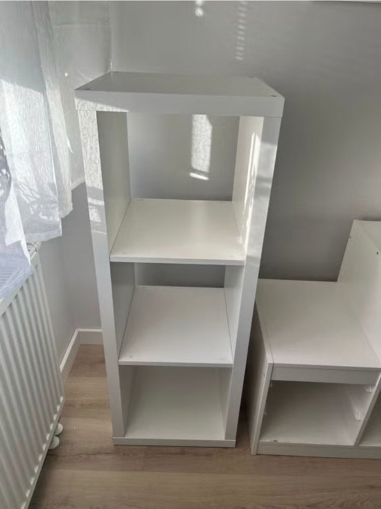 3x Kallax 3 vaks open kast vakkenkast 3x1 wit Ikea, Huis en Inrichting, Ophalen, Minder dan 50 cm, 5 laden of meer, 100 tot 150 cm