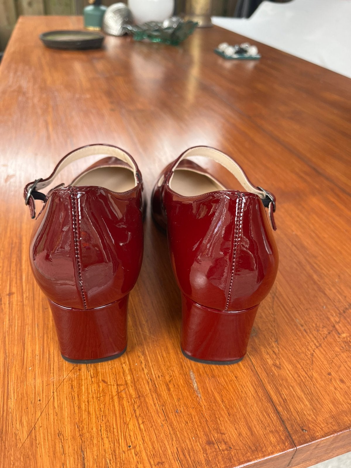 Hassia pumps Bordeaux 40 wijdte H softlack leder, Kleding | Dames, Ophalen, Pumps, Zo goed als nieuw, Rood