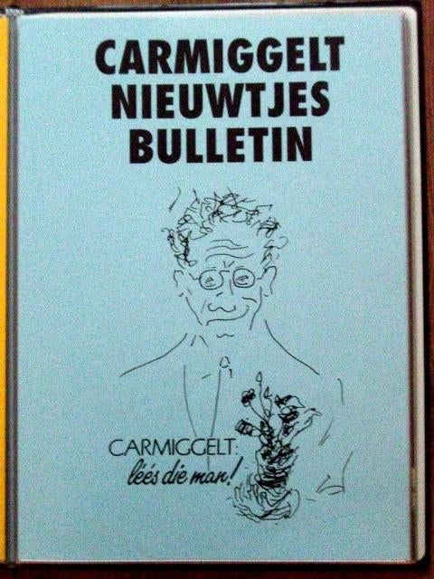 Affiche Carmiggelt Nieuwtjes Bulletin 1998., Verzamelen, Ophalen of Verzenden, Nieuw, A1 t/m A3, Film en Tv