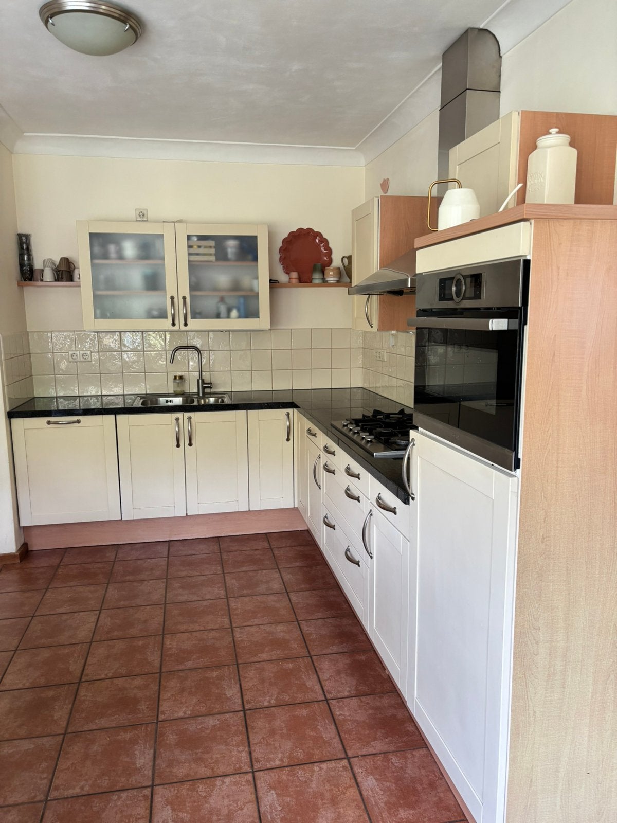 Siematic keuken met granieten blad, Ophalen, Gebruikt, Hoekkeuken, Graniet of Steen