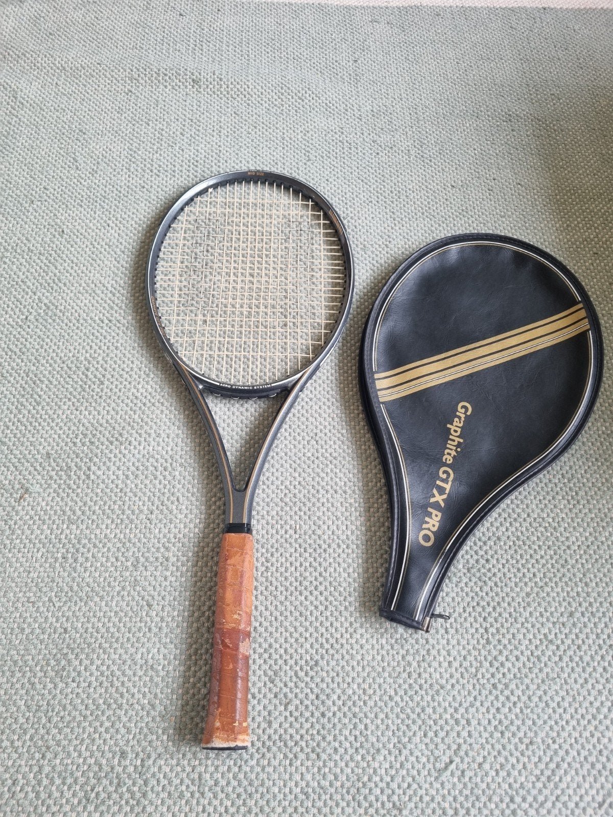 Vintage Paul Haarhuis Hema Graphite GTX Pro tennisracket L2, Gebruikt, Ophalen of Verzenden, Racket, L2