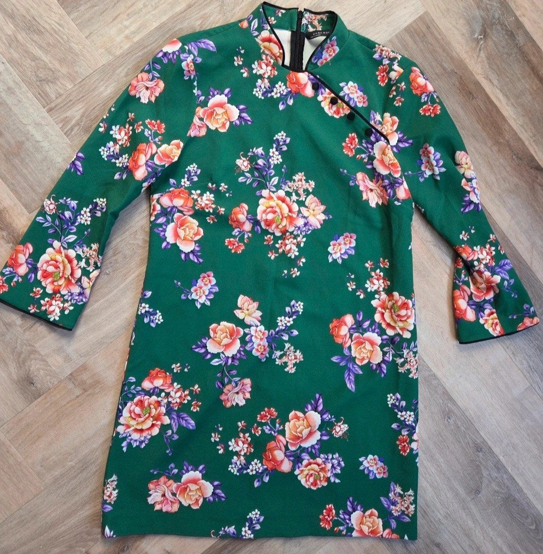 Zara Woman jurk  -Maat S, Nieuw, Ophalen of Verzenden, Maat 36 (S), Groen