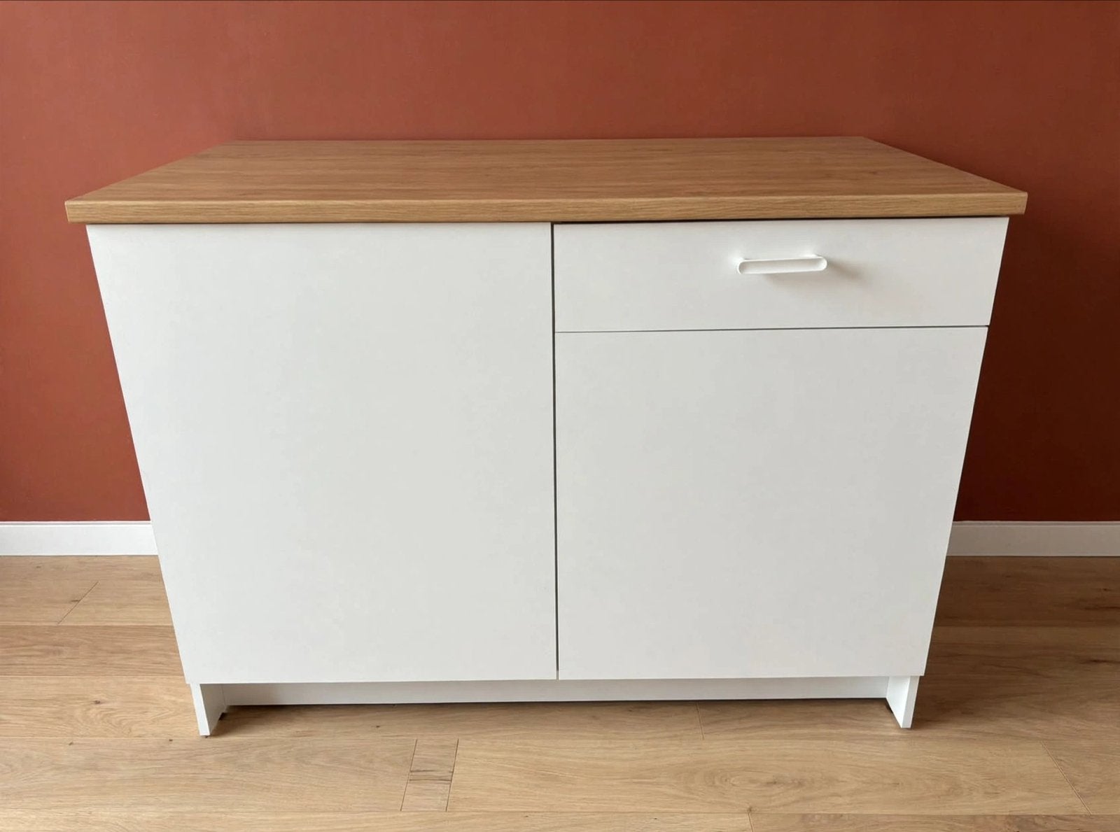 IKEA Knoxhult Keukenblok (z.g.a.n.), Ophalen, 100 tot 150 cm, Wit, Zo goed als nieuw