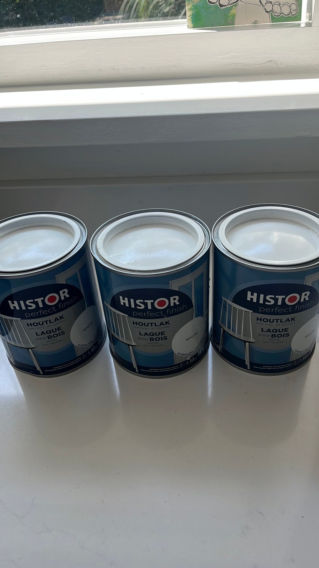 3 Potten Histor white, Ophalen, Nieuw, Wit