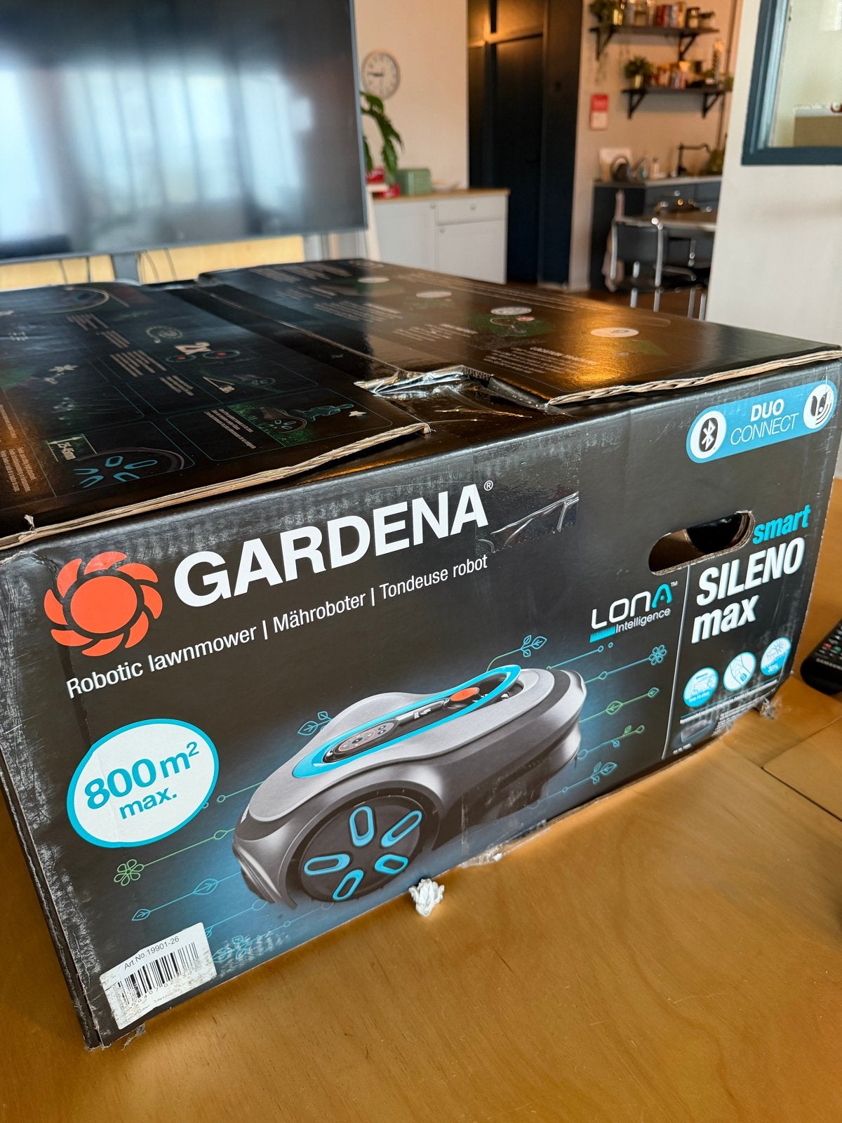 Gardena Smart Sileno Max 800 Robotmaaier - Nieuw, Ophalen, Cirkelmaaier, Minder dan 30 cm, Accu-grasmaaier